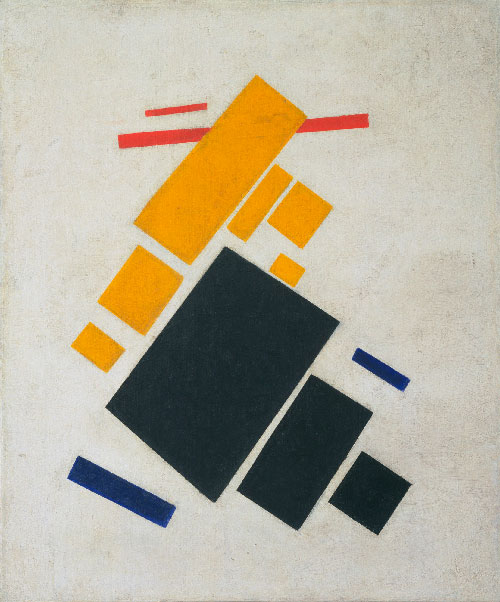 Suprematist Composition: Airplane Flying 1915 - Kazimir Malevich