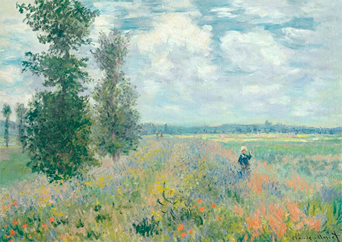 Campi di papaveri vicino ad Argenteuil - Monet
