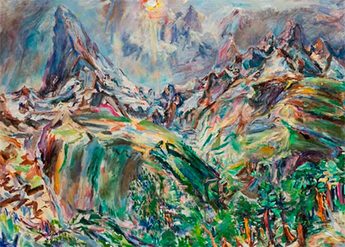 Matterhorn - Oskar Kokoschka