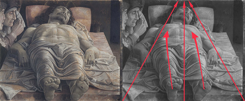 Mantegna - Cristo morto - Pinacoteca di Brera - Milano